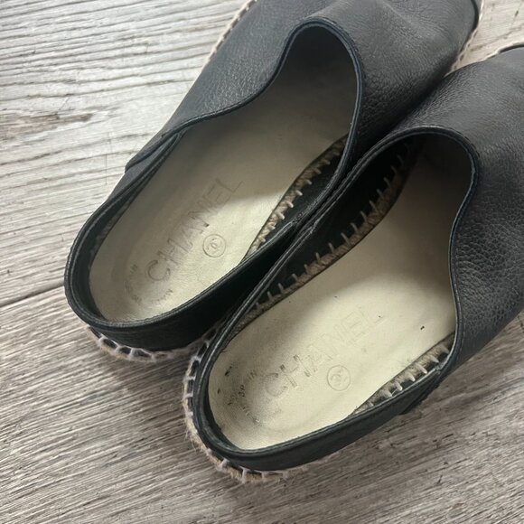 CHANEL black espadrills - Picture 3 of 4